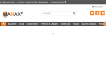 Tablet Screenshot of manax.de